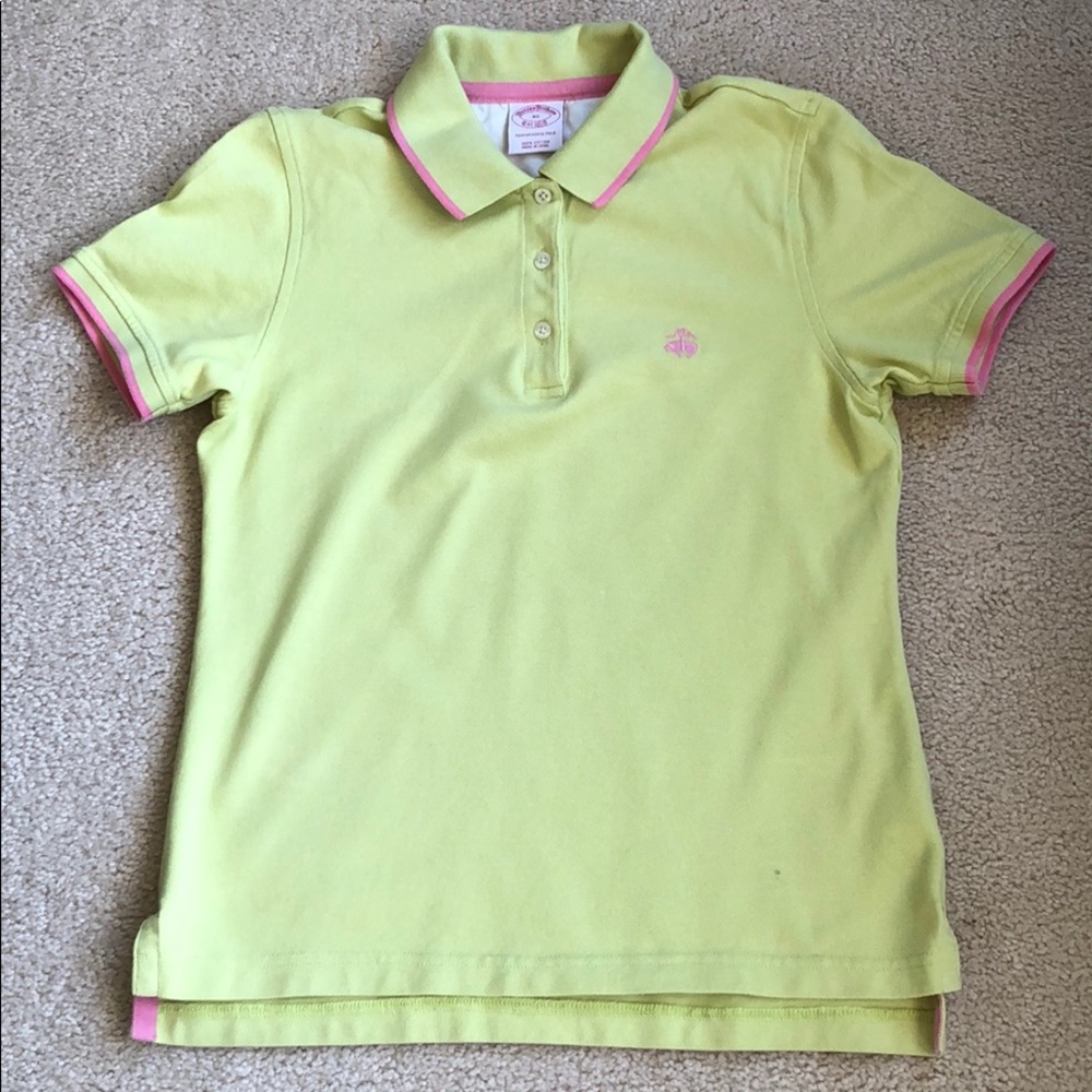 Brooks Brothers yellow polo shirt - XS
